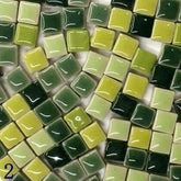 Ceramic Glazed Mosaic Loose Grain DIY Children's Educational Creative Handmade Collage Material Crafts Home Decoration AAA0884